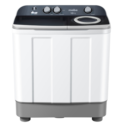 Lavadora Semiautomática 13 kg Blanco Mabe