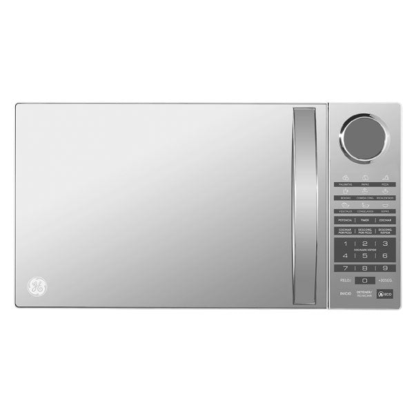 Horno de Microondas GE 0.9 Pies Cúbicos Efecto Espejo