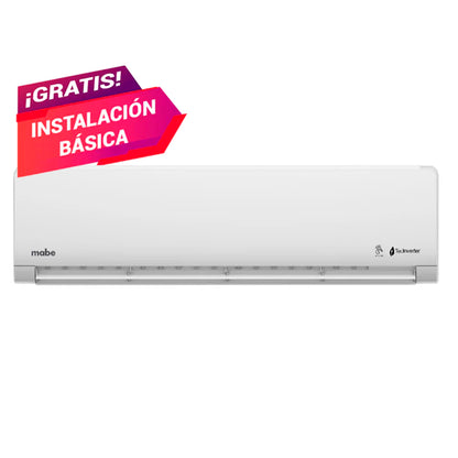 Minisplit Inverter Mabe 36 KBTUS 220 V Blanco