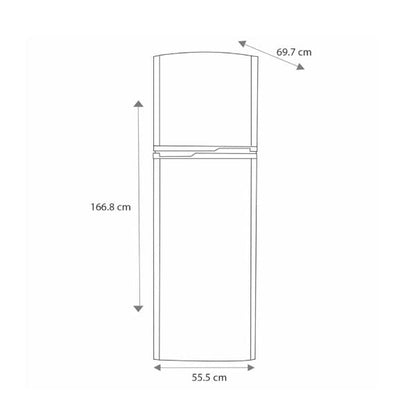 Refrigerador Automático 250 L  Inoxidable Mate