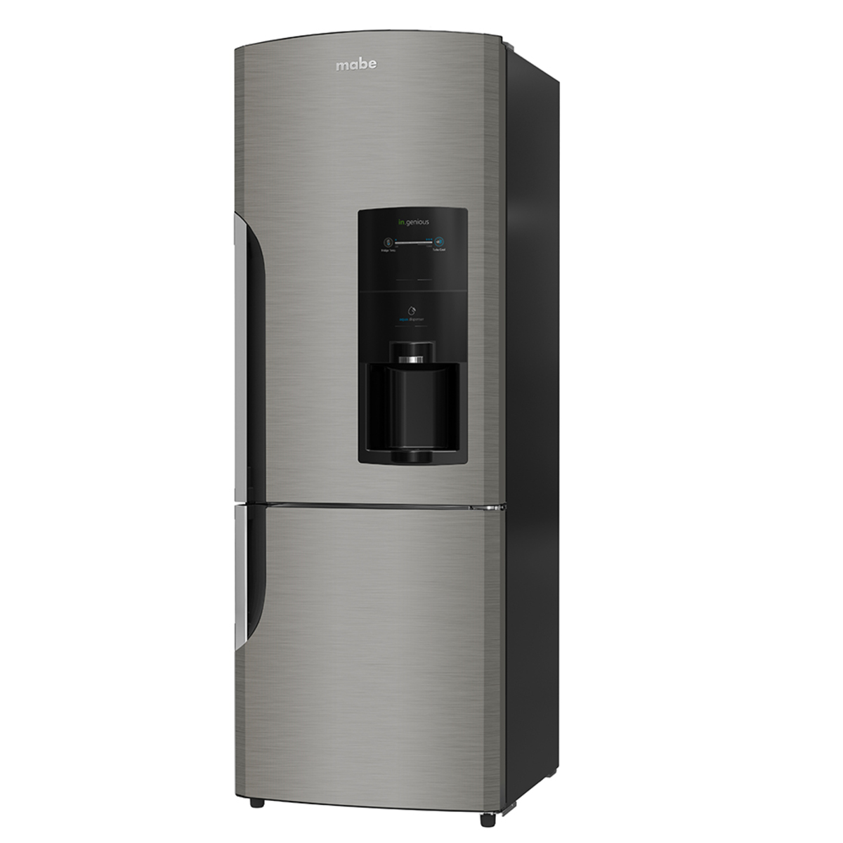 Refrigerador Mabe Bottom Freezer 400 L Color Grafito