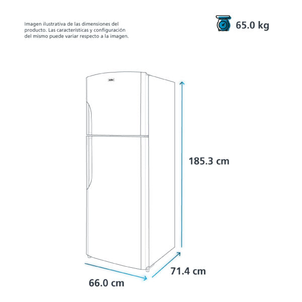 Refrigerador Automático Mabe 400 L Acero Inoxidable