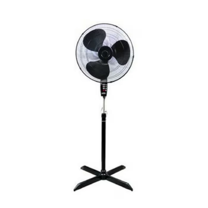 VENTILADOR DE PEDESTAL MAN 18" 3 VELOCIDADES GRIS OSCURO