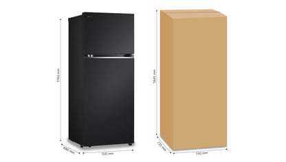 Refrigerador Top Freezer 14 pies Negro Mate