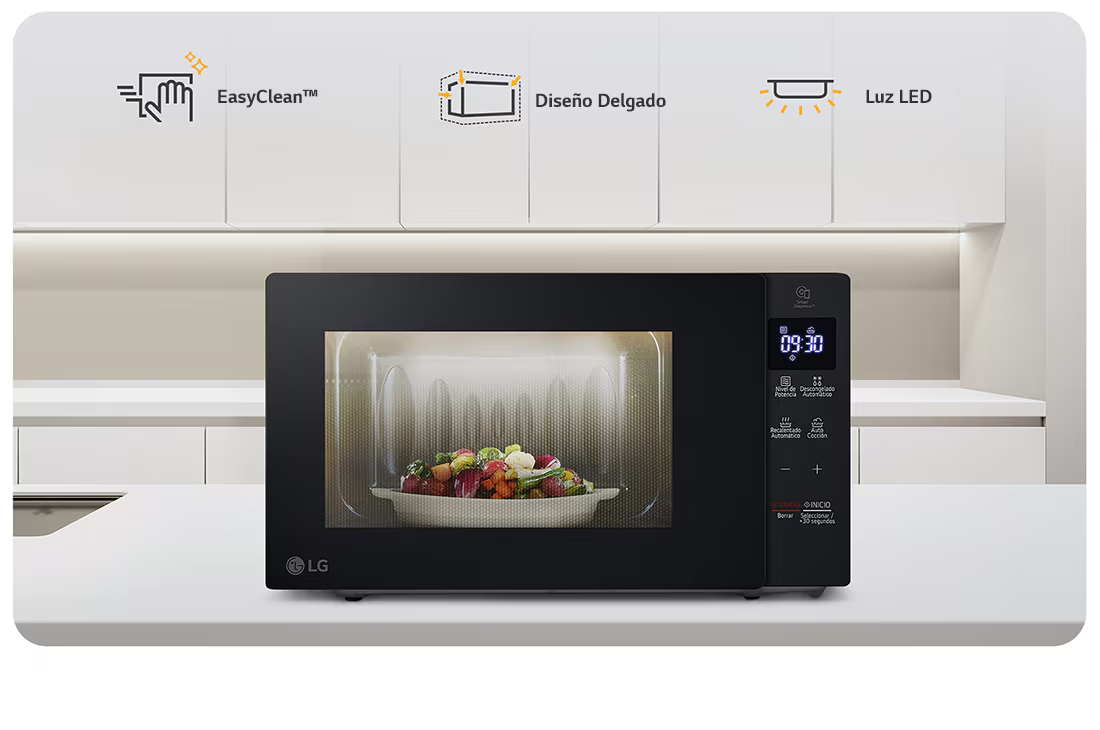 Horno de Microondas LG 0.7 pies cúbicos negro