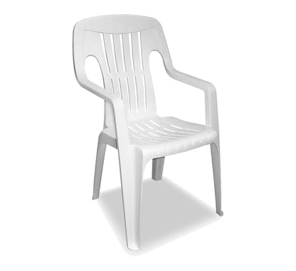 SILLA PRINCESA BLANCO ALICA 6 PIEZAS