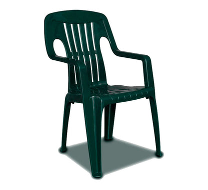 SILLA PRINCESA VERDE  ALICA 6 PIEZAS
