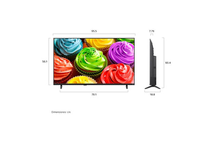 Pantalla 43 pulgadas LG SMART TV AI