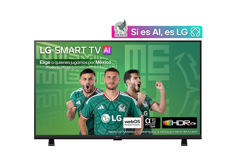 Pantalla 32 pulgadas LG SMART TV AI LB66 webOS