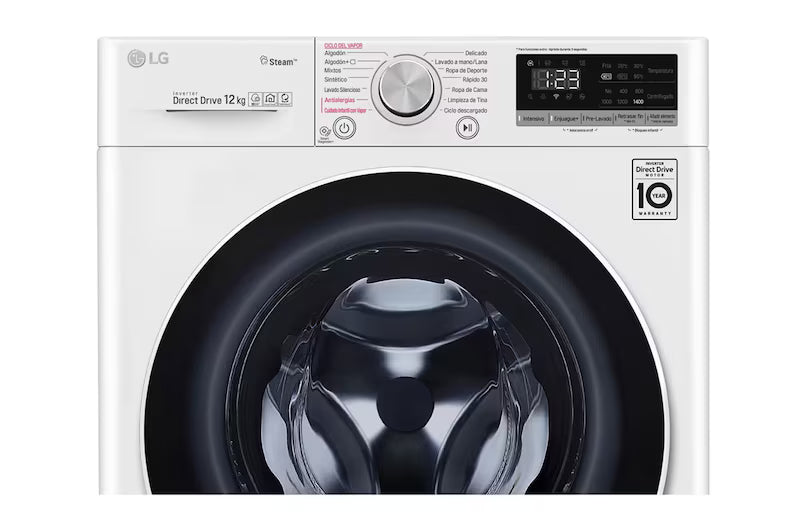 Lavadora LG 12 KG Carga Frontal 6 Motion DD Inverter