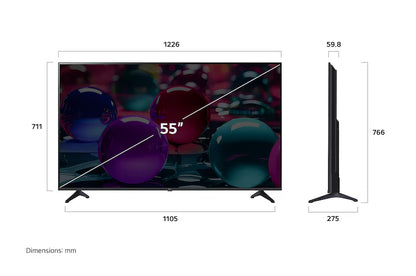 Pantalla LG 55" UHD 4K Smart TV