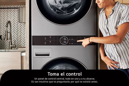 Torre de lavado LG WashTower con AI DD 22kg