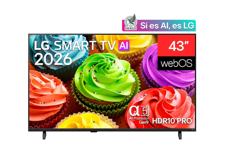 Pantalla 43 pulgadas LG SMART TV AI