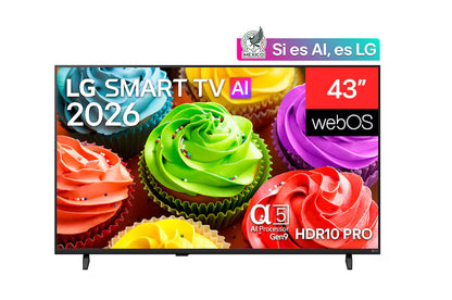 Pantalla 43 pulgadas LG SMART TV AI