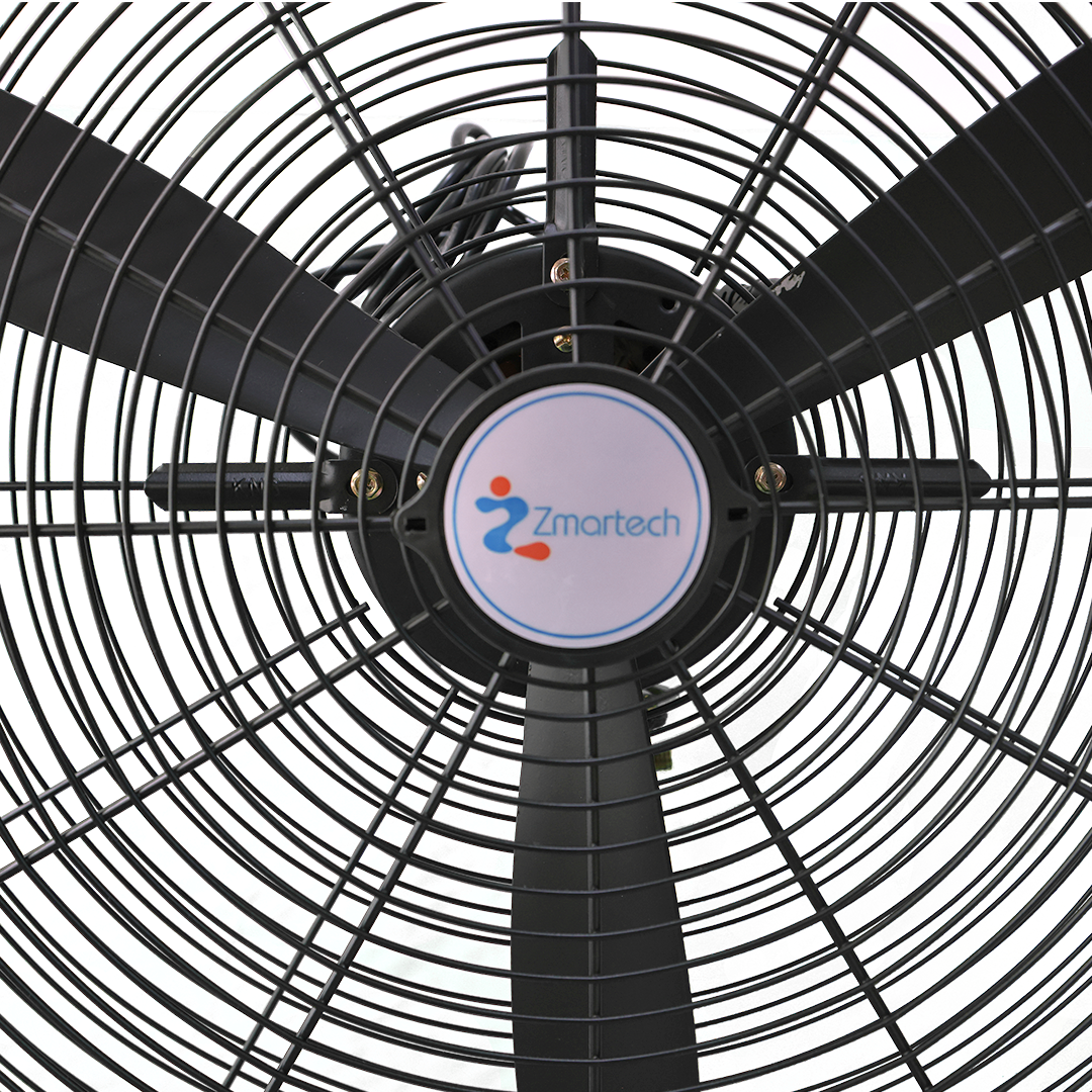 Ventilador Zmartech  Industrial 26" Negro