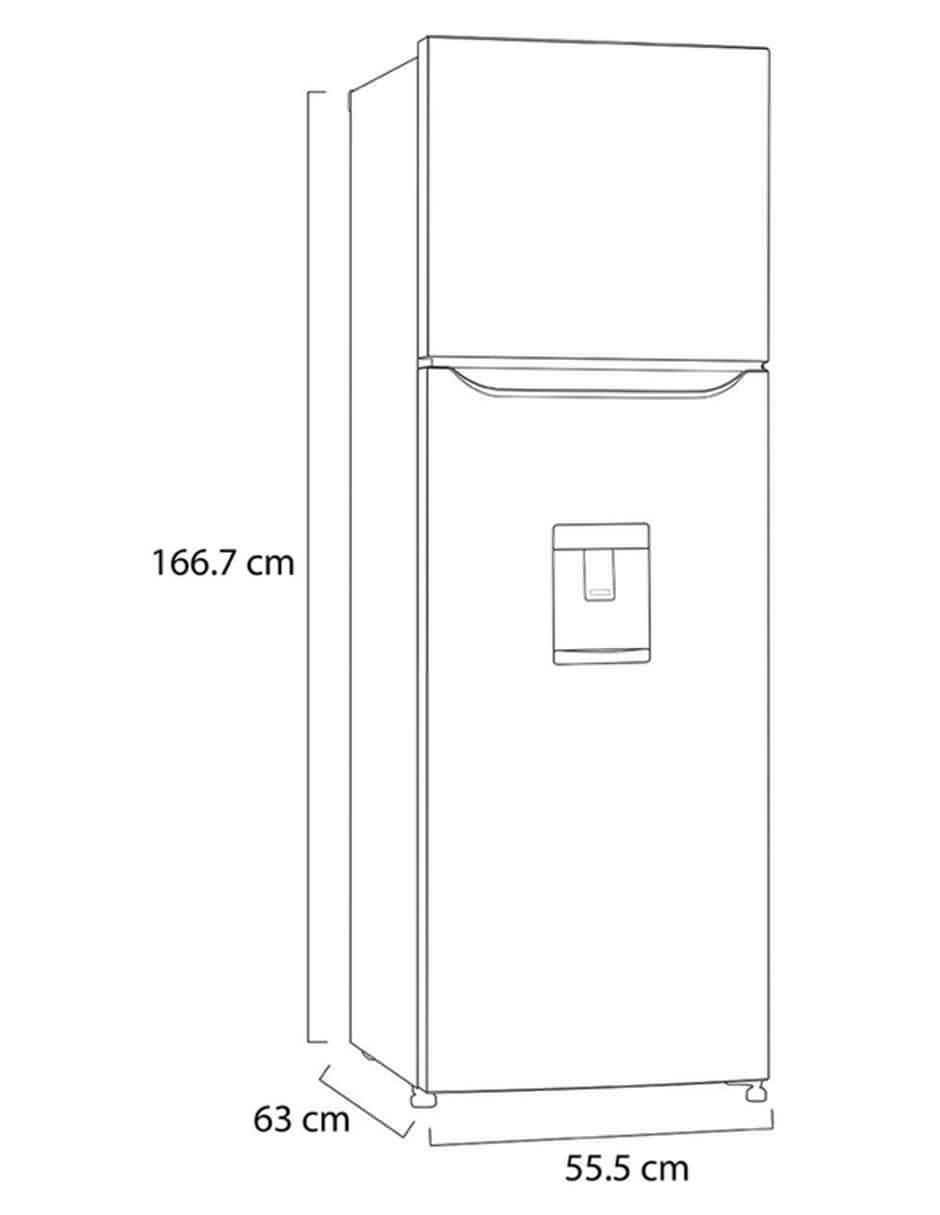 Refrigerador LG 9" Gris Inverter